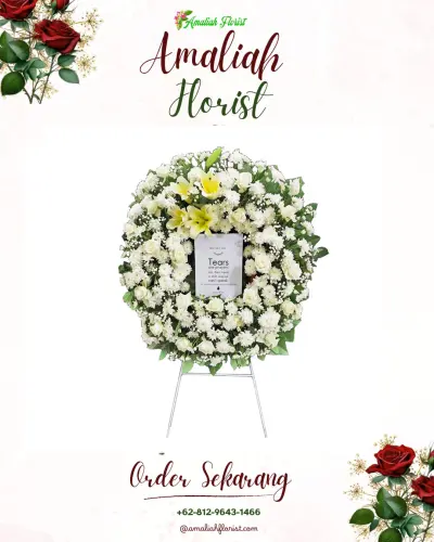Krans Bunga Duka Cita di Sidoluhur